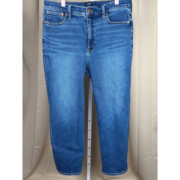 J. Crew Denim - J.Crew‎ Stovepipe High Rise Straight Crop Jeans Women's Size 31 Blue